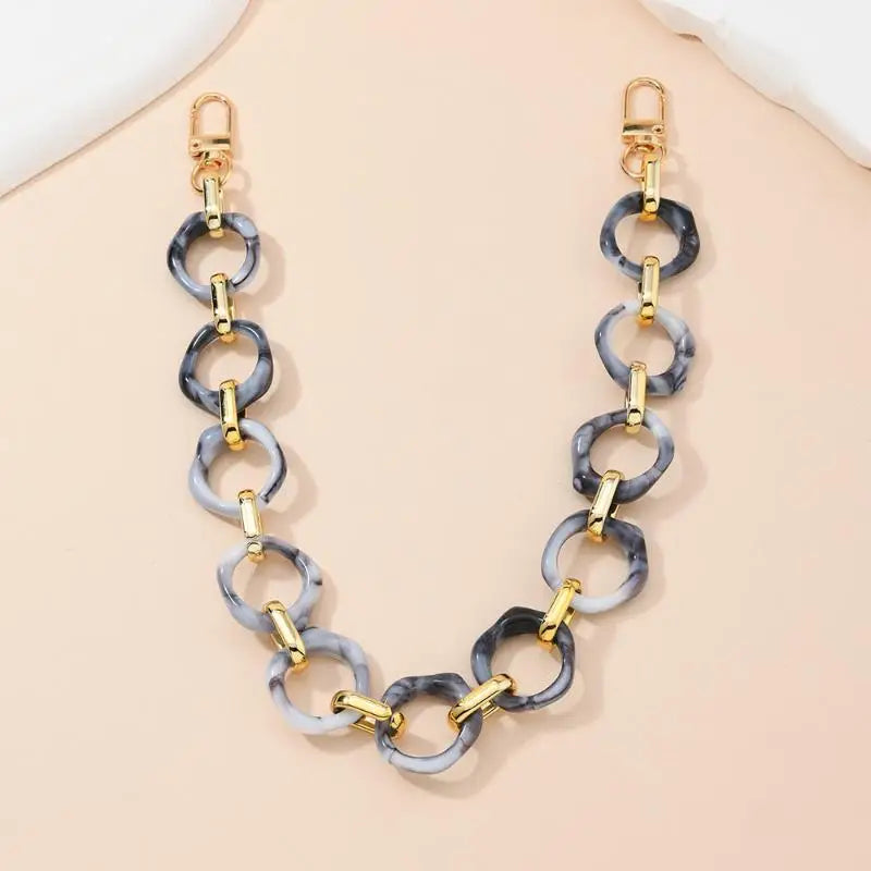 Acrylic Replaceable Detachable Bag Chain Strap Purse Handbag Bag Straps Resin Crossbody Shoulder Bag Diy Accessories Oasis Select A