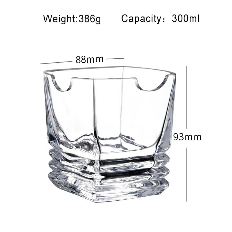Whiskey Glass Cigar Holder Home Glass Bar Beer Glass Wine Glass European Creative Drinking Glasses Oasis Select A M