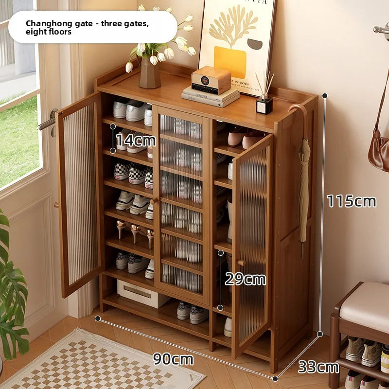Shoe cabinet entrance household indoor shoe rack multi-layer home storage provincial space dormitory rental house shoe cabinet Oasis Select