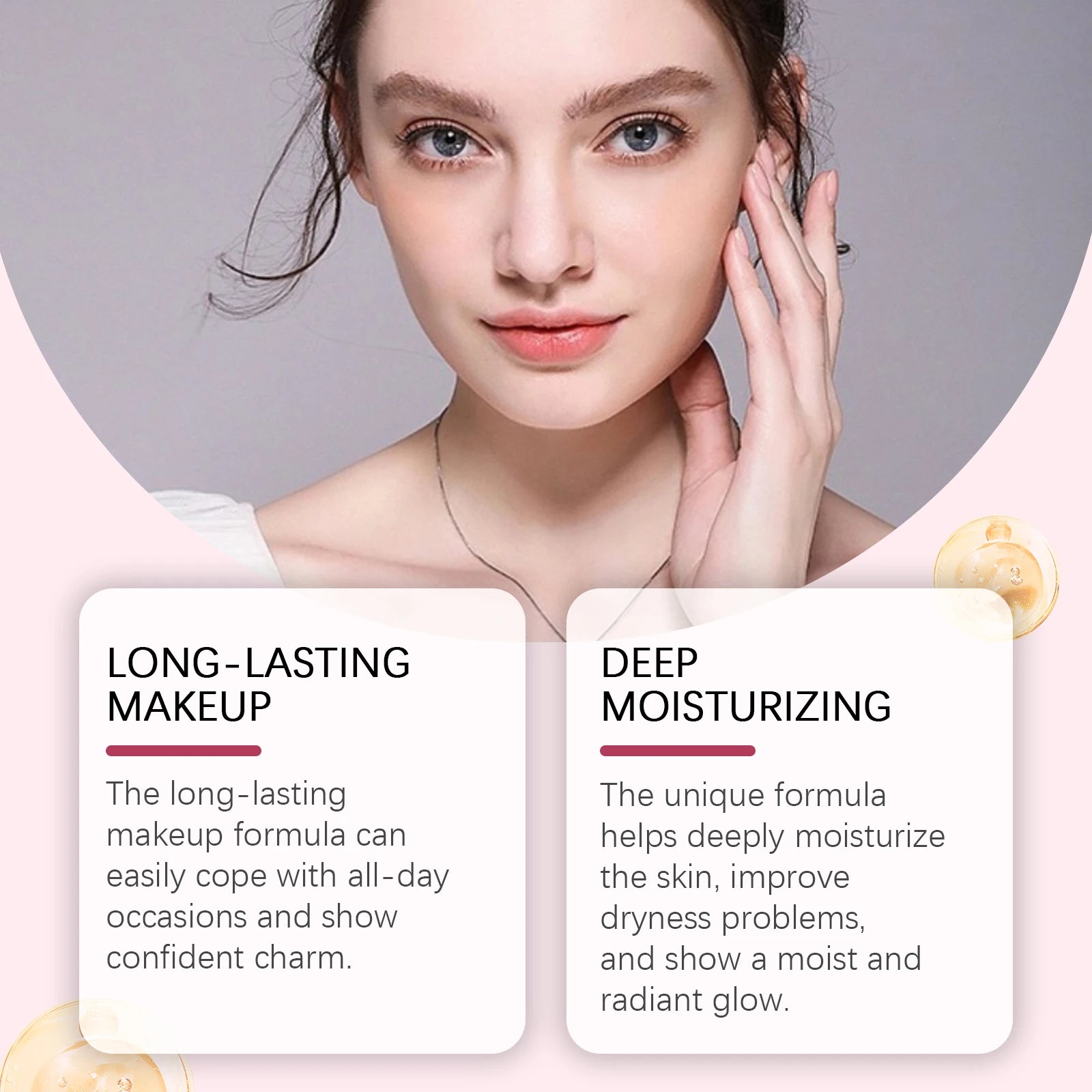 Peptide Bounce Balm Foundation Lasting Full Coverage Concealer Covers Spot Blemishes Brightening Oil Control Makeup Base Cream Oasis Select