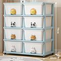 Locker Children's Baby Clothes Storage Box Bedside Table Cross-border Drawer Layered Storage Cabinet Cabinet Locker Oasis Select Doublerow4thfloor