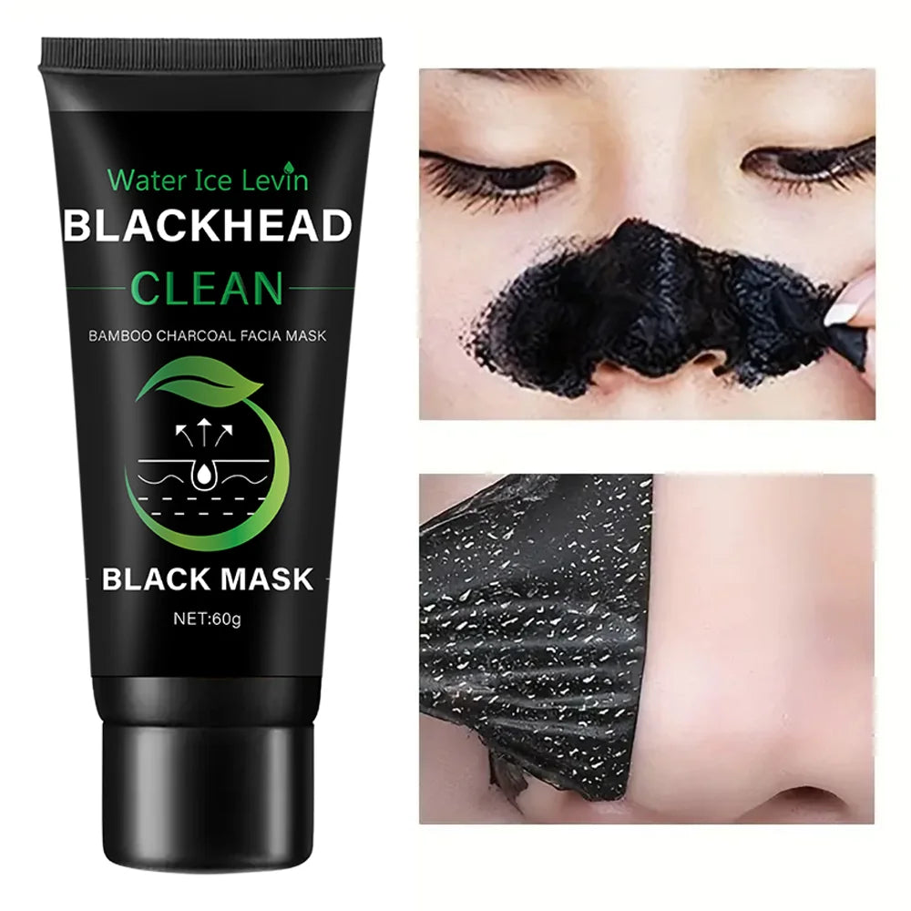 Bamboo Charcoal Fiber Mask Blackhead Removal Deep Mask Deep Cleansing Cleansing Exfoliating Mask Treatment Black Mask Oasis Select
