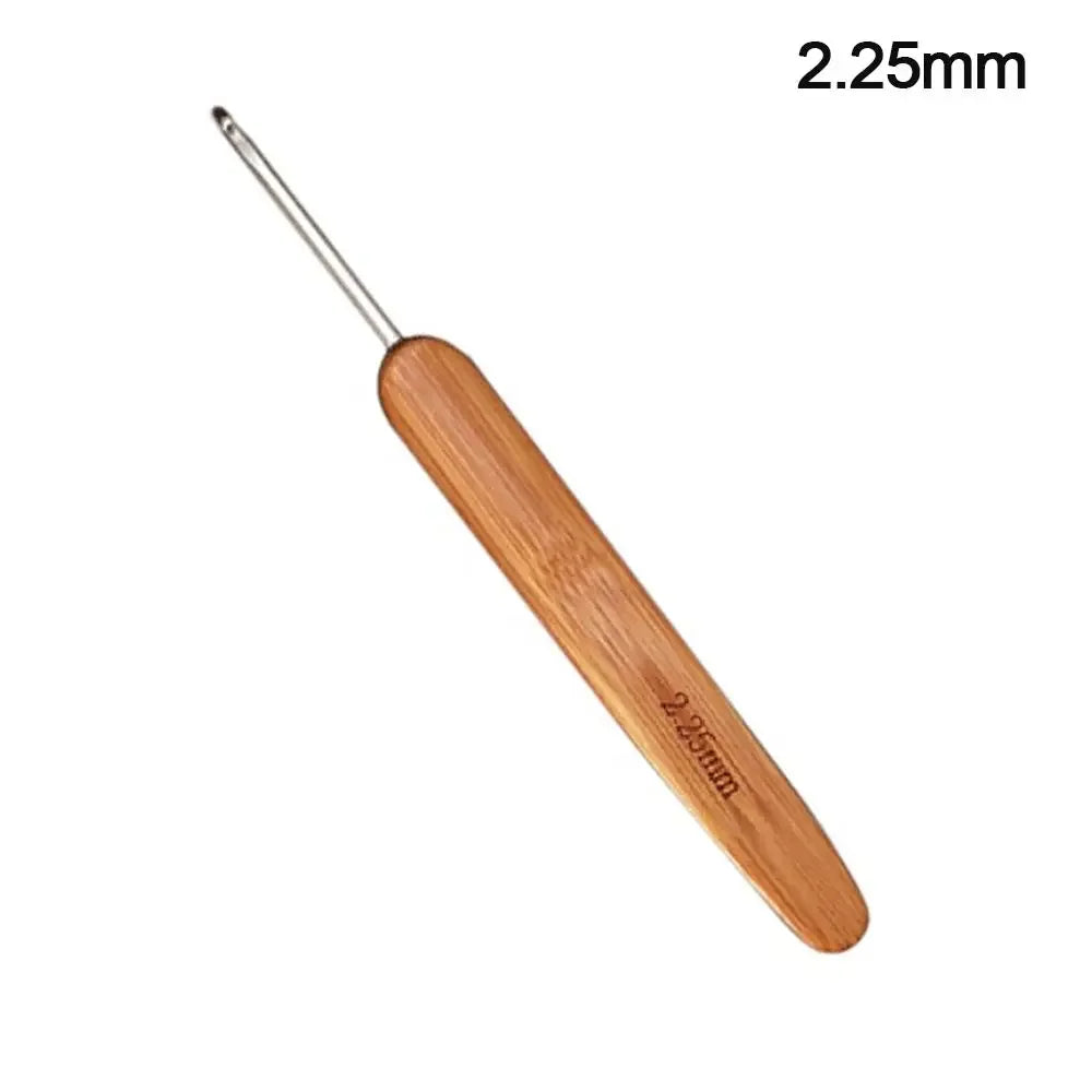 Bamboo Wooden Handle Crochet Hook Crochet Hooks Ergonomic Crochet Needles Weave Yarn Craft DIY Sewing Tools for Fine Work Thin Oasis Select 2.25mm