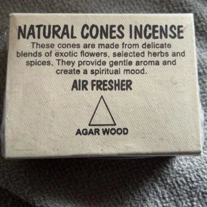 Handmade LotusCone Incense Premium SandalwoodPagoda Aromatherapy for Yoga/Meditation,Natural Home Fragrance Spiritual Cleansing Oasis Select Agarwood