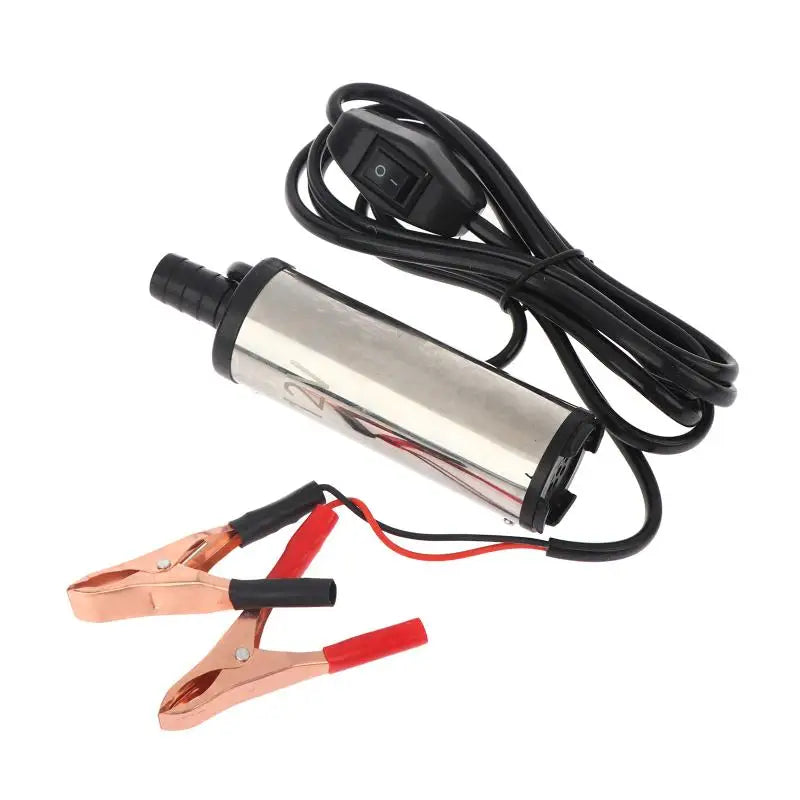 Small Electric Fuel Transfer Pump 12V 24V DC Pumping Dispenser Lightweight Portable Clamp Models Self-priming Type Oasis Select 12V