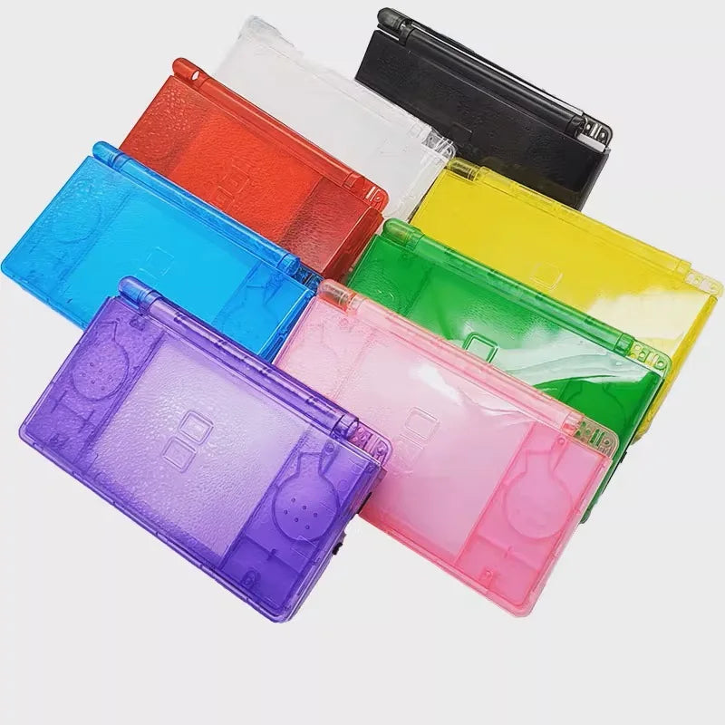 Case DIY Kit for Nintendo DS Lite Transparent Replacement Full Housing Shell, DIY Repair Shell Replacement Kit for NDSL, 1Set Oasis Select