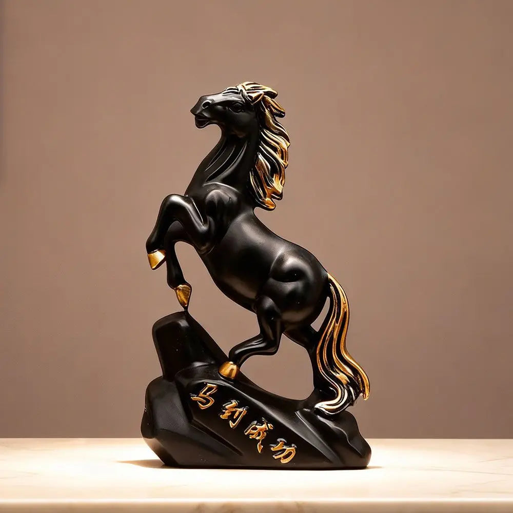 2026 Chinese Zodiac Horse Decoration Home Decor Craft Living Room TV Cabinet New Chinese Style "Horse to Success" Ornament Oasis Select