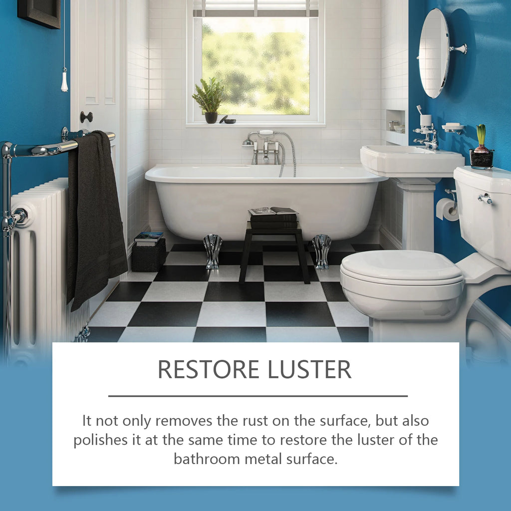 Bathroom Foam Cleaner Stubborn Grime Remover Rust Soften Scale Wall Joint Mold Cleaning Ceramic Tile Water Stain Scale Cleaner Oasis Select