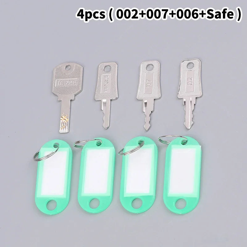 TSA Luggage Key 007 TSA002 TSA006 TSA Safe Ski Universal Lock Key Master Suitcase Keys For Forgotten Password Oasis Select 4pcs