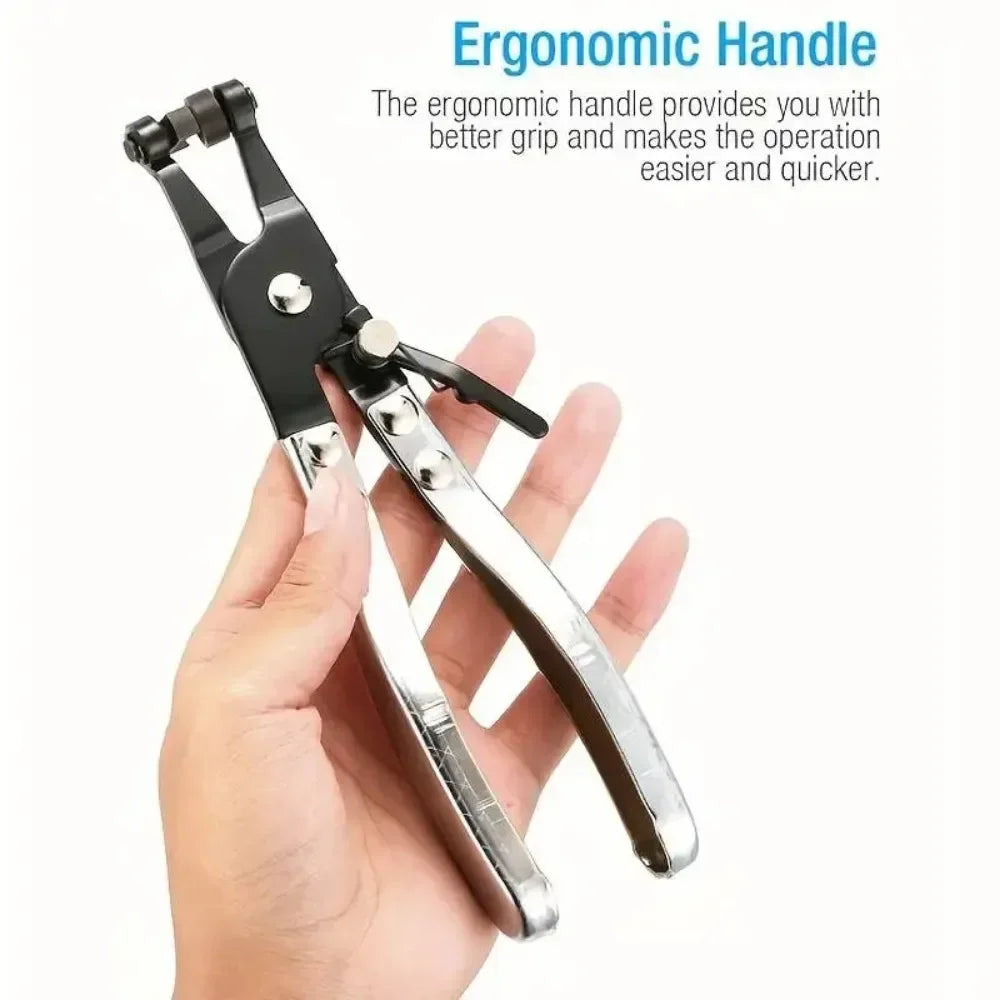 Car Water Pipe Hose Clip Pliers Clamp Swivel Drive Jaw Locking Tool Removal And Installation Of Ring-Type Flat-Band Hose Clamps Oasis Select