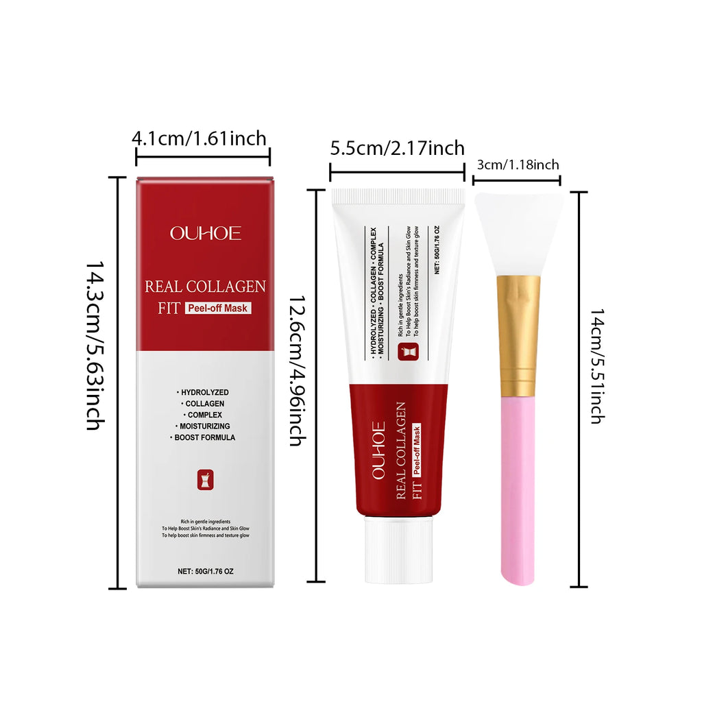 50G Collagen Face Peeling Mask Deep Moisturizing & Nourishing Improve Skin Texture Enhance Elasticity Smoothing Facial Mask Oasis Select