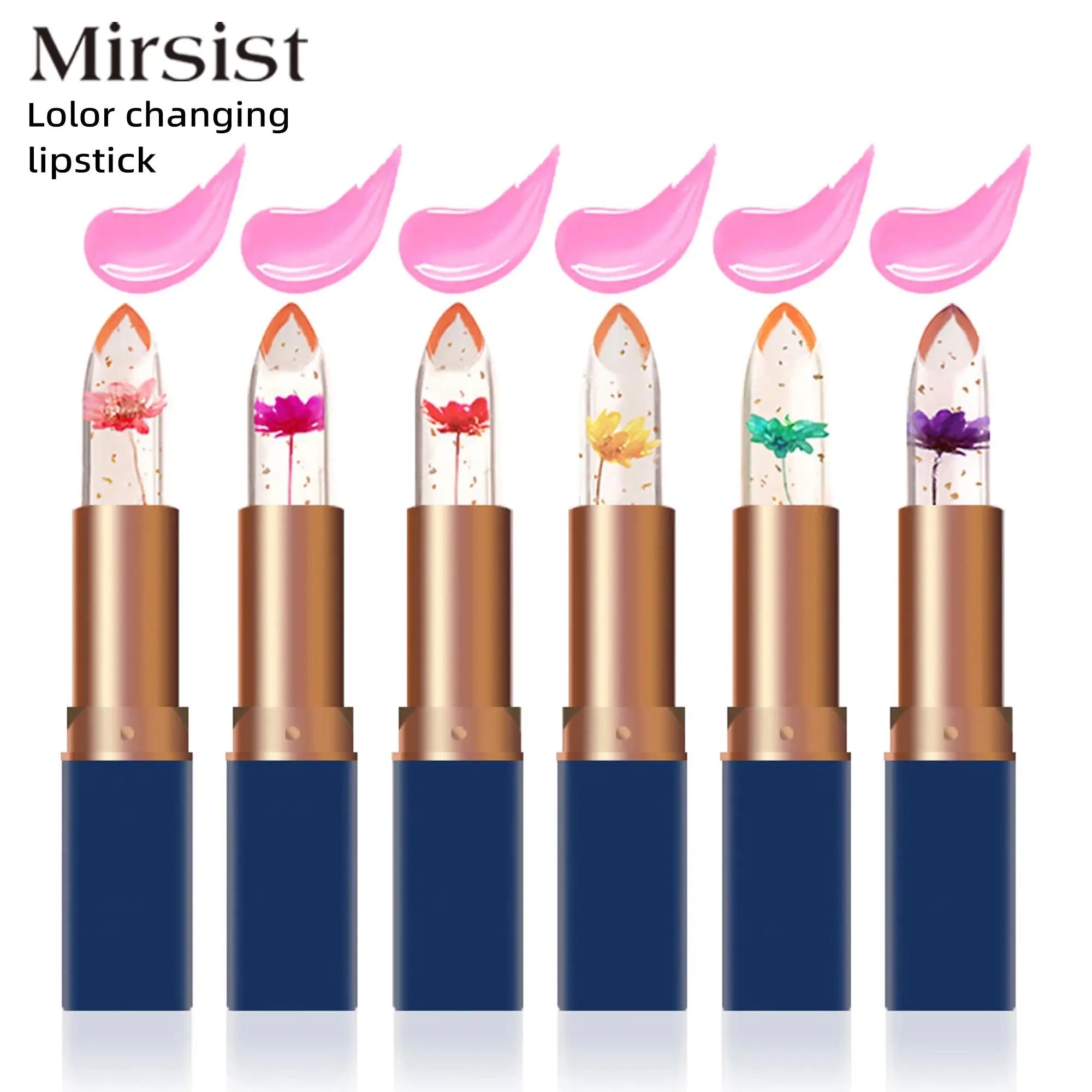 MIRSIST Color Changing Jelly Flower Lipstick – Moisturizing Balm