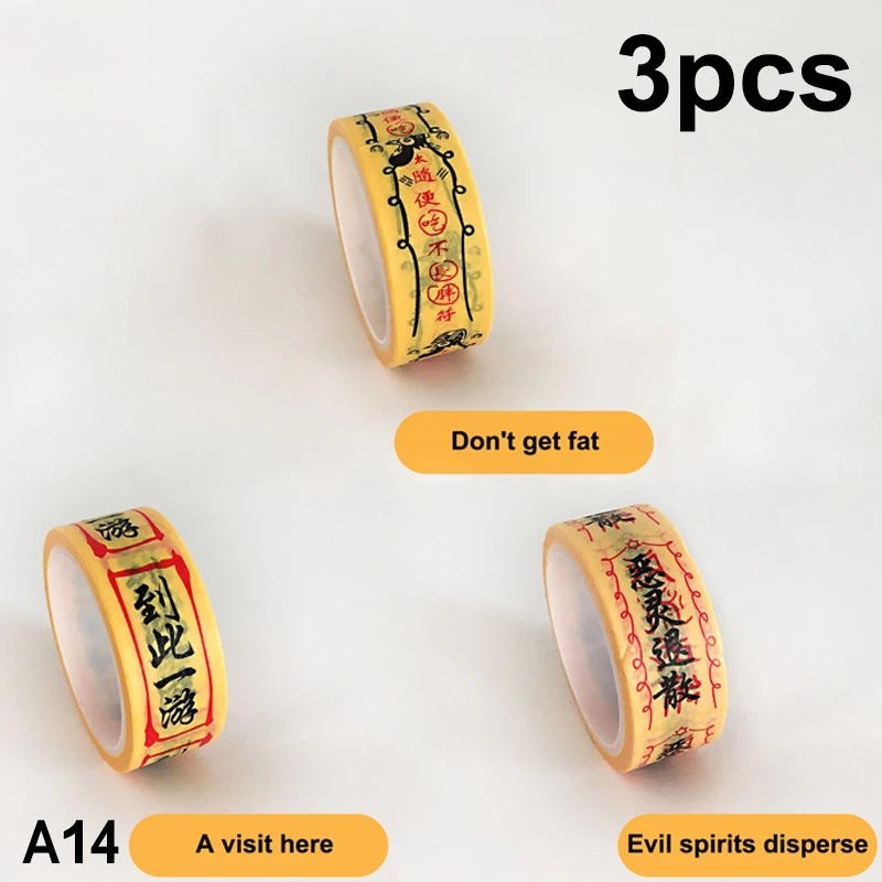 Rune Paper Tape Tear Seal Sticker DIY Crafts Scrapbooking Photo Albums Gift Boxes Decorative Sticker Fengshui Good Luck Sticker Oasis Select A14