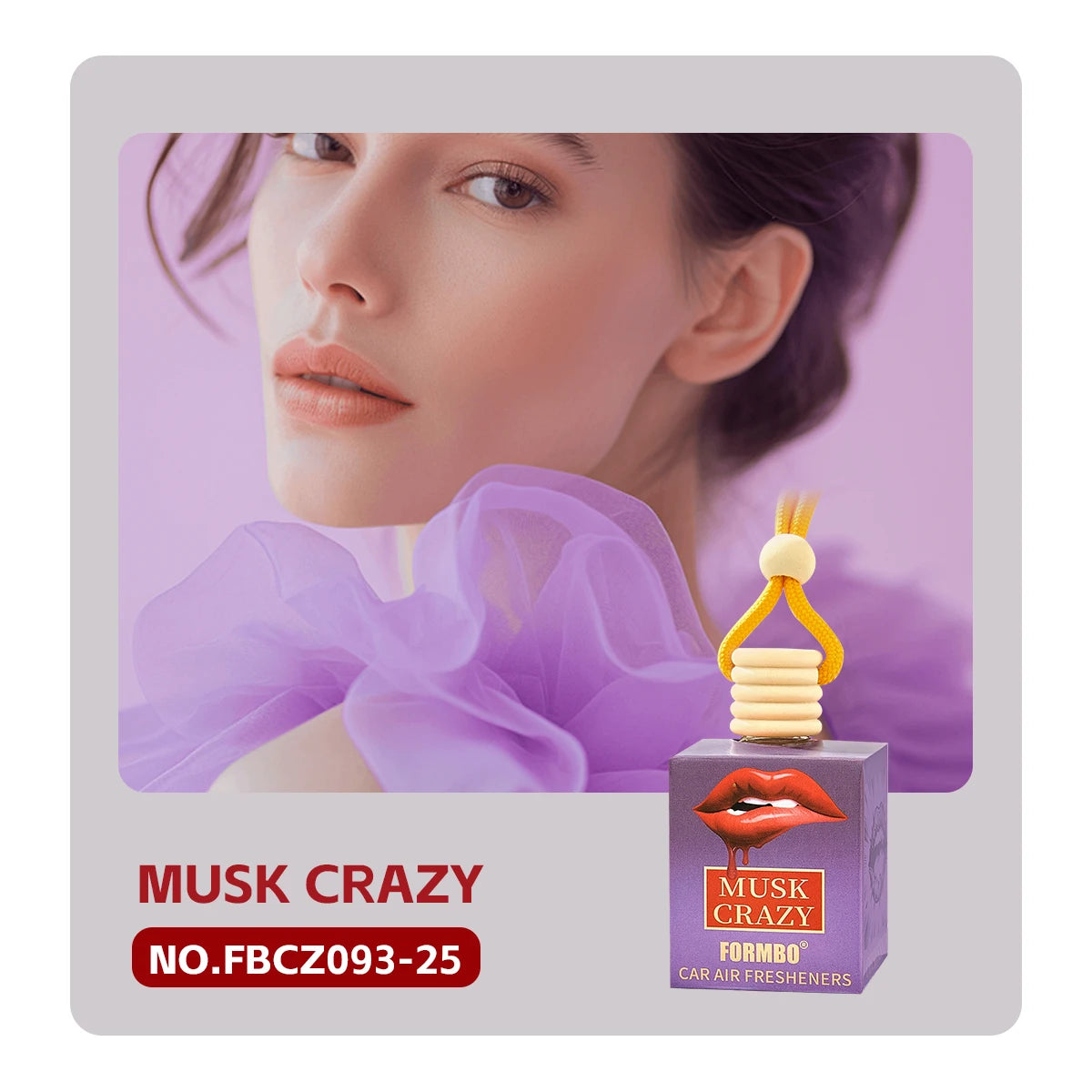 FORMBO Car Air Freshener – Lasting Fragrance & Deodorizer Car Air Freshener Oasis Select 093 MUSK CRAZY
