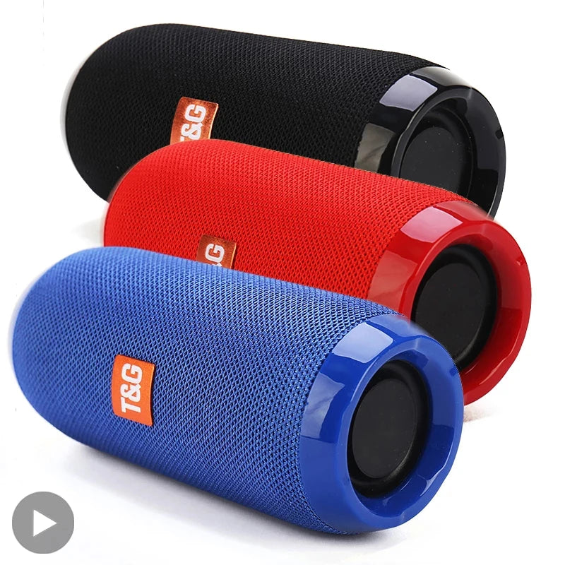 T&G Portable Bluetooth 5.3 Speaker | FM Radio, TWS, IPX5