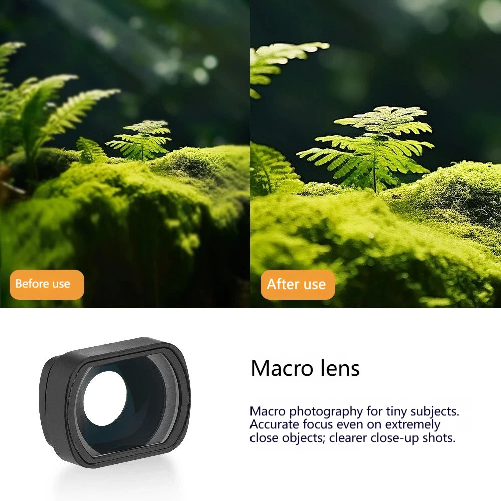 DJI Osmo Pocket 2 Filter Kit – Wide Angle, Macro & Fisheye Lens