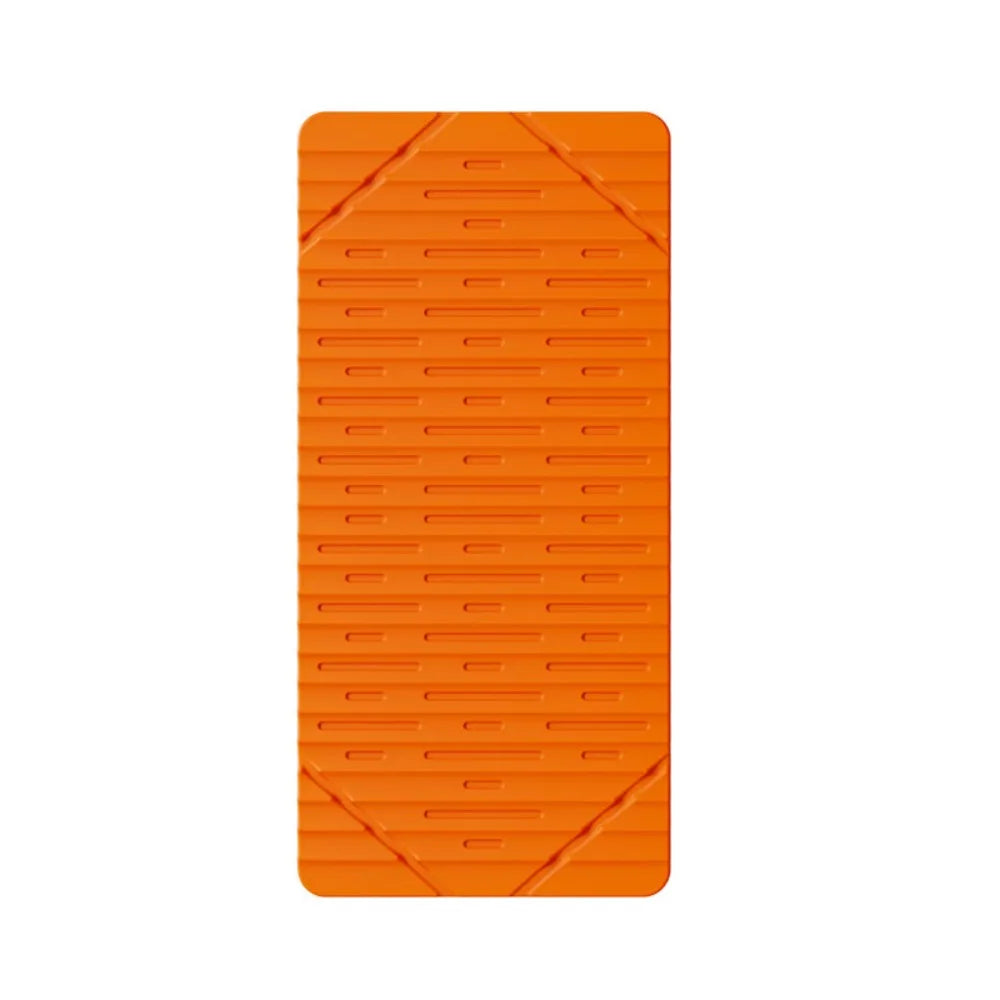 Silicone Bendable Phone Holder Anti-Slip Design Multi Functional Flexible Phone Stand Portable Folding Deformation Oasis Select Orange
