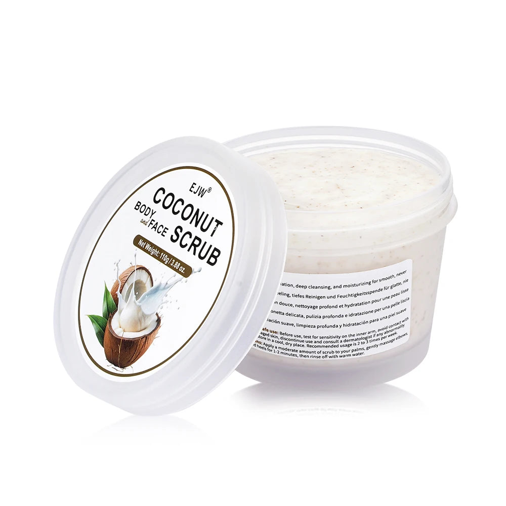Coconut Body Wash and Body Scrub,Gentle Body Polish for Soft, Moisturizing and Exfoliating Body,Hand, Foot Scrub ,Shower gel Oasis Select Body scrub Others