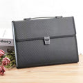 A4 Organ Bag Portable Accordion File Organizer Multi-Layer Folder Environmentally Friendly Portable Document Bag For Office Desk Oasis Select Black