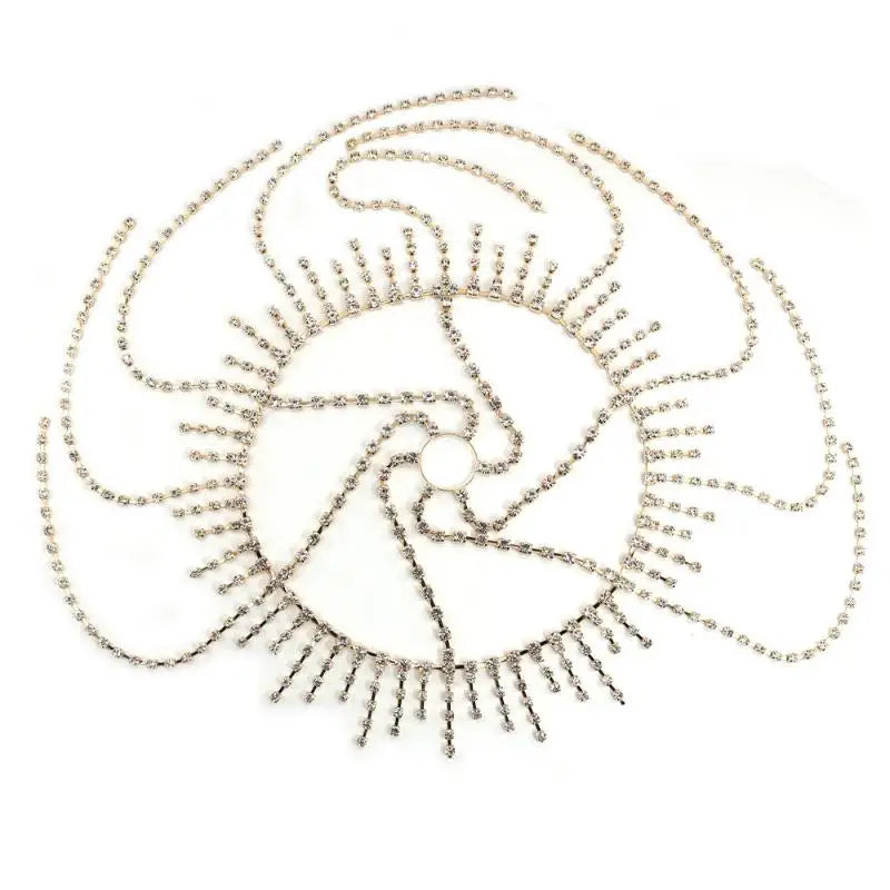 Tassel Rhinestone Hair Chain – Elegant Women's Headwear