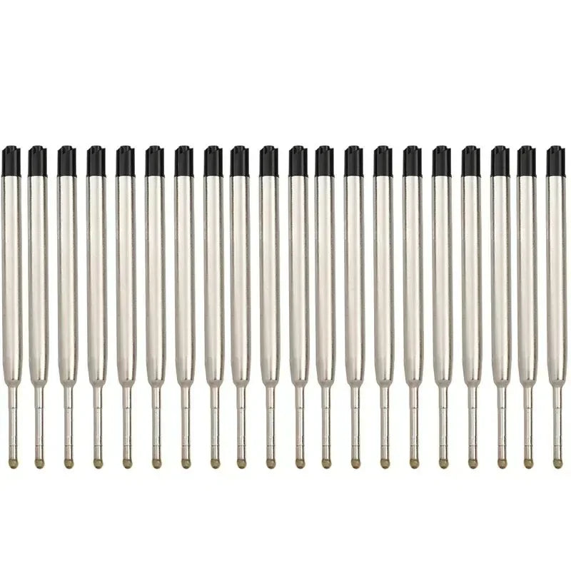 10/20/30/40pcs L:3.9 In Ballpoint Pen Refills for Parker Pens Medium Point blue Black Ink Rods for Writing Office Stationery Oasis Select 20 PCS Black