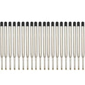 10/20/30/40pcs L:3.9 In Ballpoint Pen Refills for Parker Pens Medium Point blue Black Ink Rods for Writing Office Stationery Oasis Select 20 PCS Black