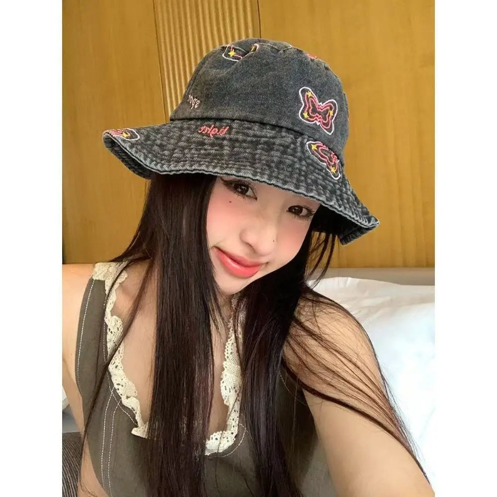 High Quality Unisex Cotton Bucket Hats Solid Color Summer Sunscreen Panama Hat Multicolors Outdoor Fisherman Hat Oasis Select