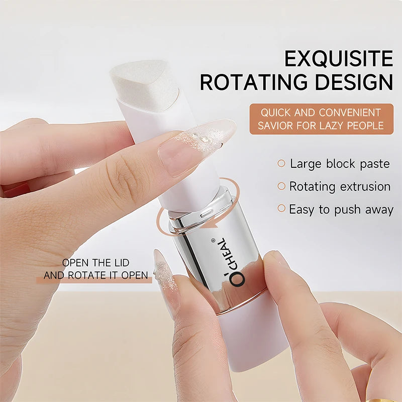 O'CHEAL Temperature Changing Foundation Stick Facial Coverage Blemishes Pores Double-Headed Face Matte Makeup Foundation Cream Oasis Select