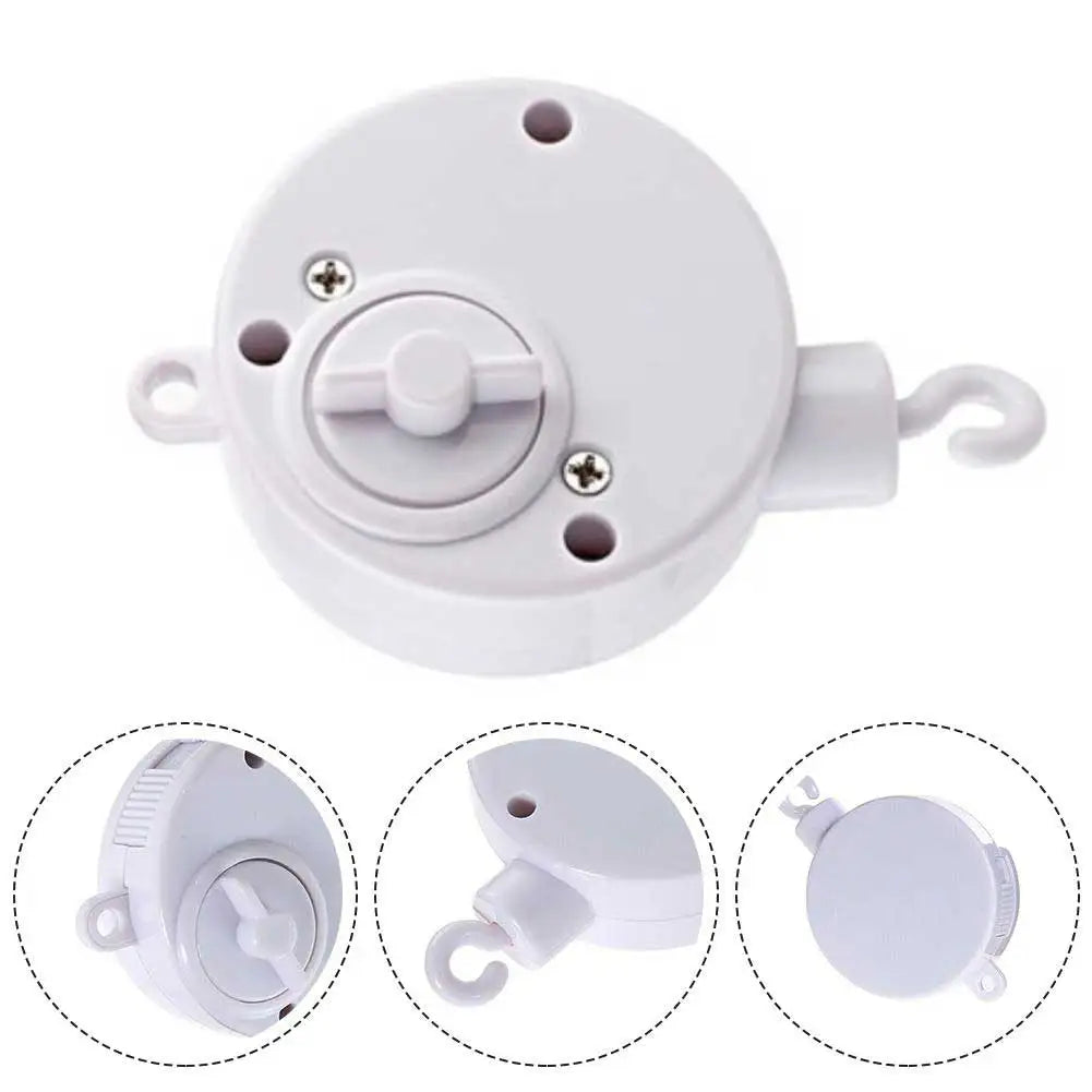 Infant Bell Rotary Wind-up Music Box Baby Mobile Crib Bed Bell Windup Movement Music Box Machine Nursery Decoration Oasis Select Default Title