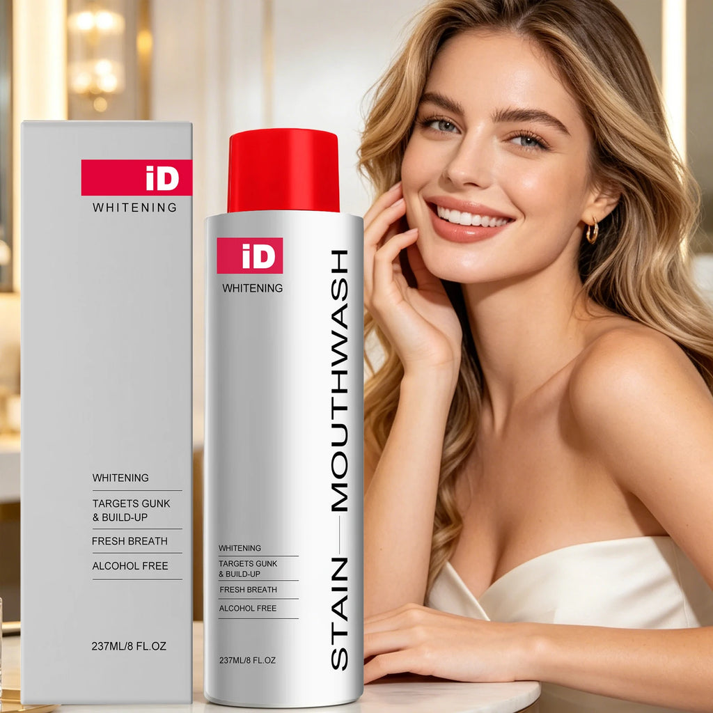 Teeth Whitening Mouthwash Quick Oral Cleansing Remove Mouth Bad Odor Reduce Teeth Stains Yellowing Refreshing Menthol Mouthwash Oasis Select