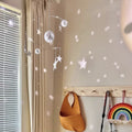Reflective Hanging Decoration Acrylic Disco Ball Suncatcher Diy Hanging Mobile Glossy Starry Night Mobile For Personal Gift Oasis Select material kit