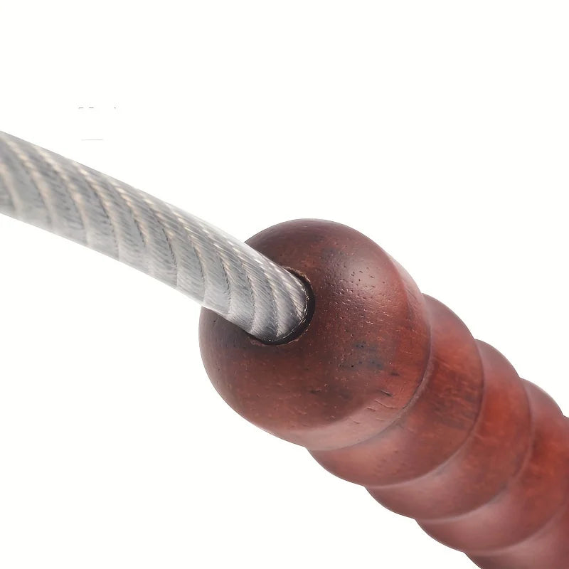 Tactical Whip Wood Handle Emergency Tool Self Defense Aluminum Anti Skid Glass Breaker Emergency Hammer Survival Kit Oasis Select