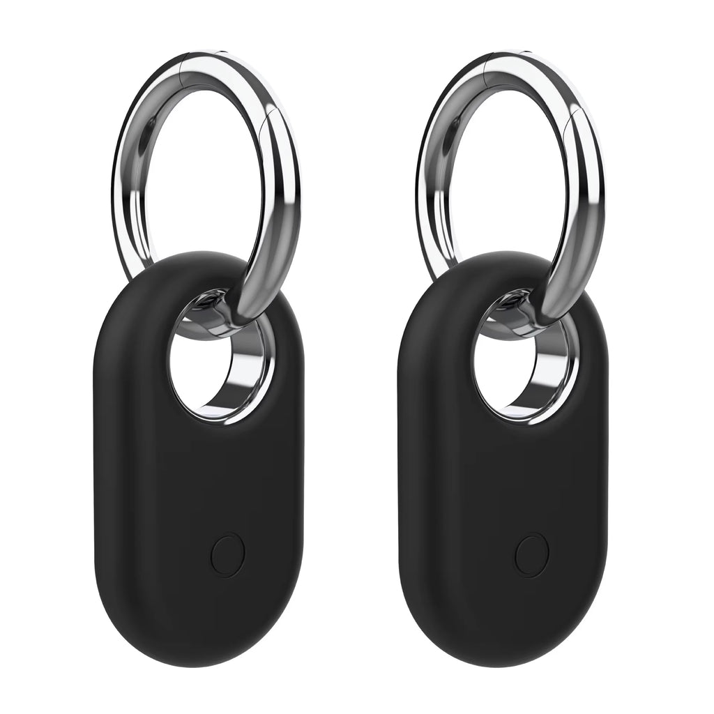 Silicone Case for Samsung Galaxy SmartTag 2 – 1 or 2 Pack Tracker Protective Case Oasis Select 2PC Black