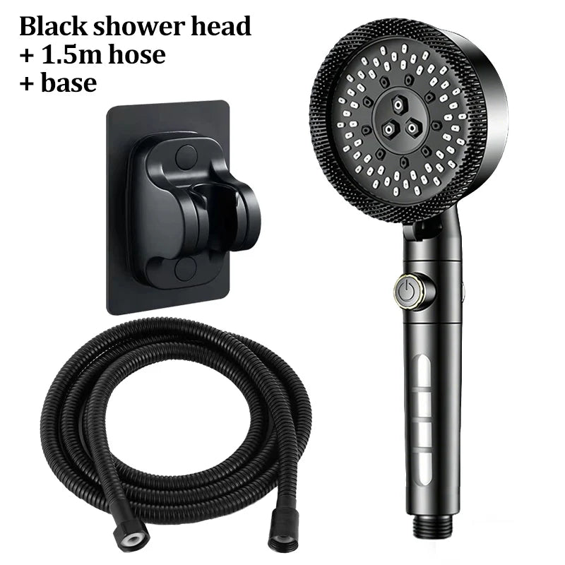 5-Mode High Pressure Handheld Shower Head with SPA Filter