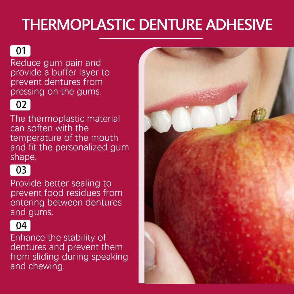Thermoplastic Denture Adhesive – Soft Reliner & Secure Hold Denture Adhesive Oasis Select