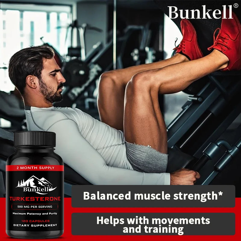 Turkesterone 500mg Capsules – Muscle Growth & Recovery Support Fitness Supplement Oasis Select