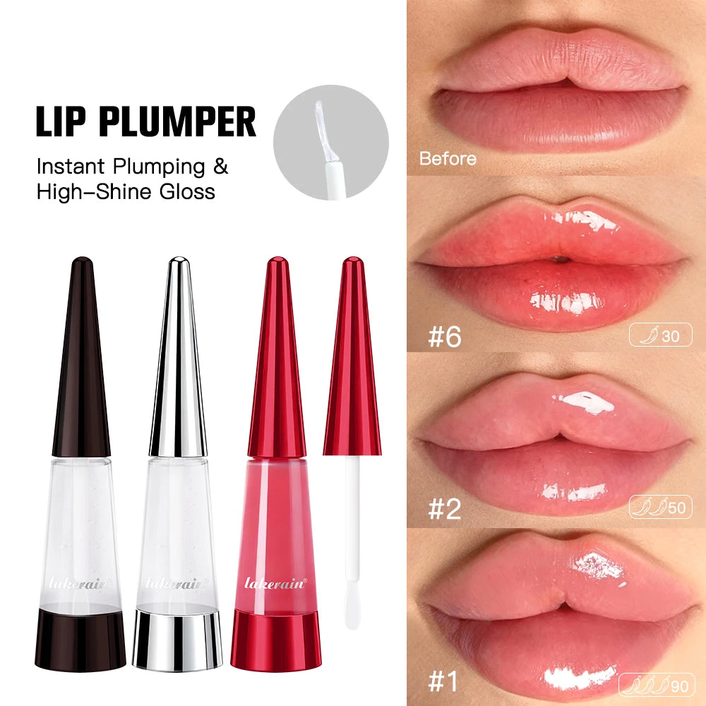 Lakerain Plumping Lip Oil Gloss – Hydrating & High-Shine