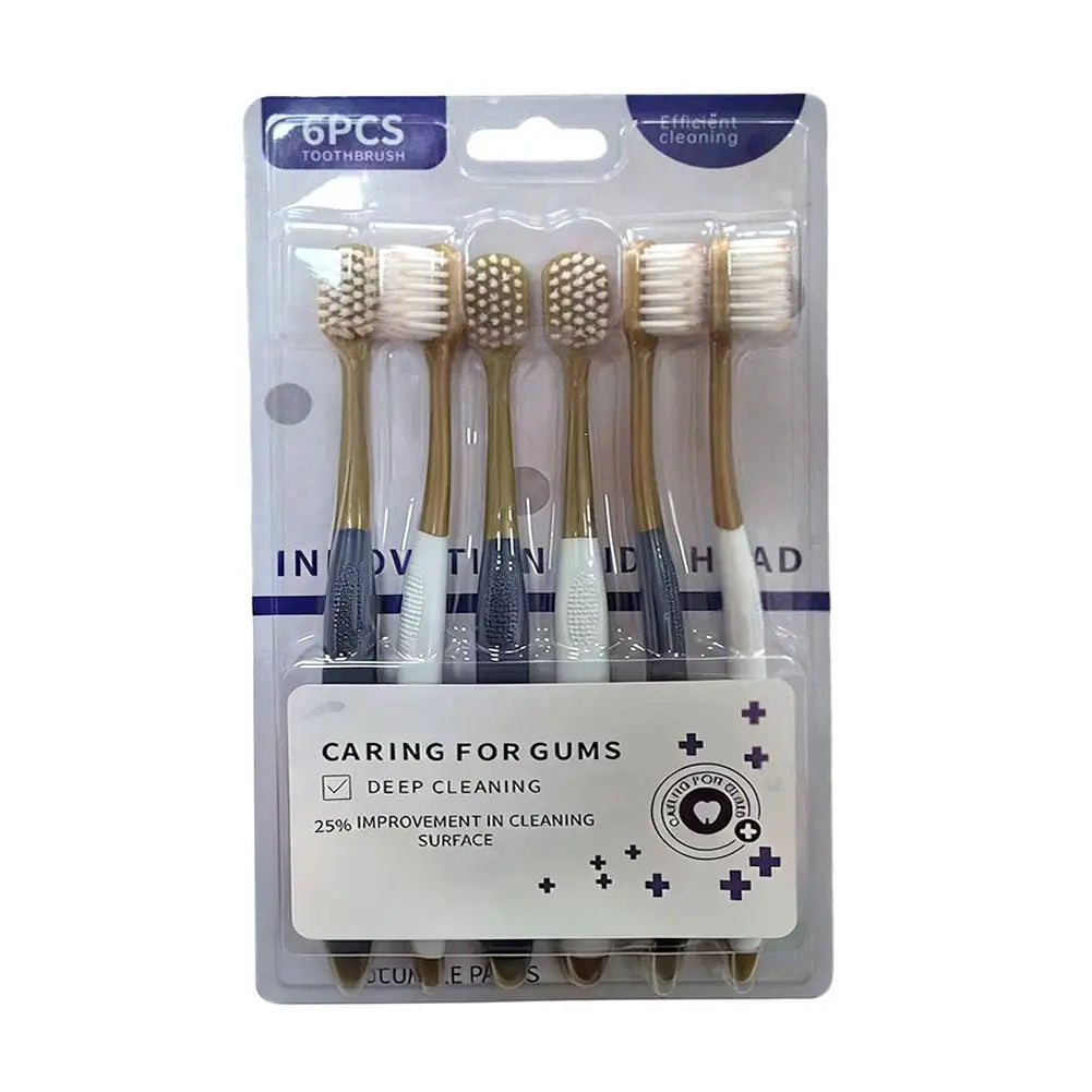 6-Pack Soft Bristle Toothbrush for Sensitive Teeth & Gums Soft Bristle Toothbrush Oasis Select for adult