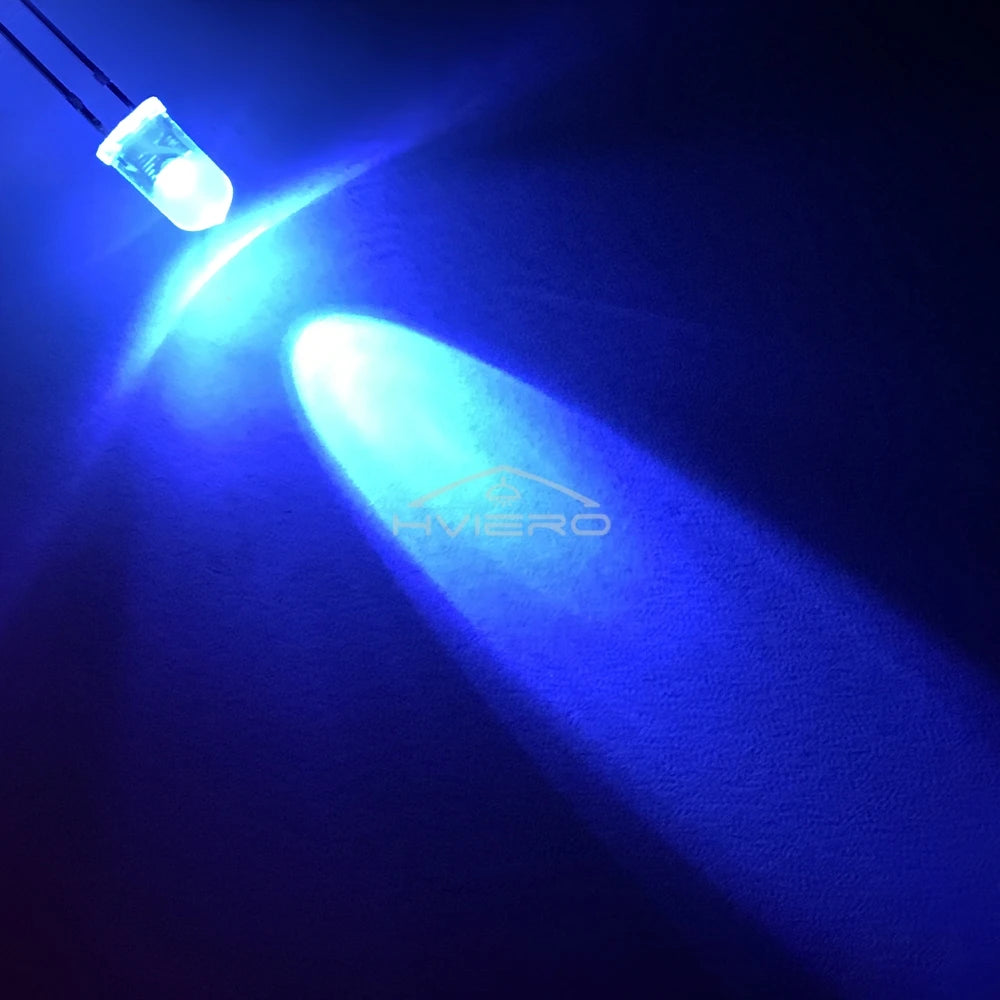 5mm Super Bright LED Diodes 100/200 Pack – 9 Colors
