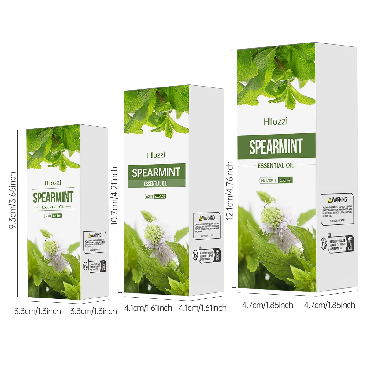 Hllozzi Spearmint Pure Essential Oil | Aromatherapy & DIY