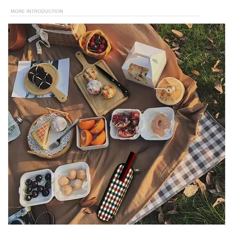 Tableware Stainless Steel Cutlery Knife Fork Spoon Steak Knife Spice Bottle Straw Outdoor Travel Portable Set Oasis Select