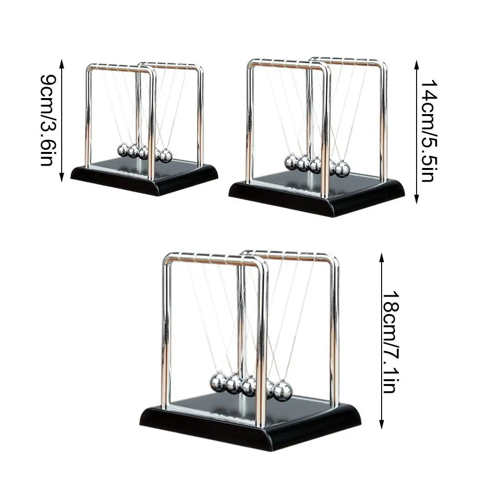 Newton's Cradle Steel Pendulum Desk Toy – Physics & Stress Relief Pendulum Desk Toy Oasis Select