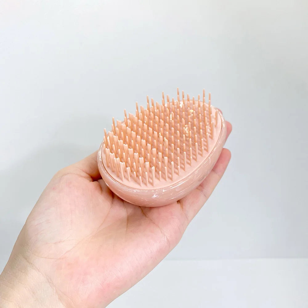 Marble Egg Comb & Air Cushion Brush Set | Detangling Hair Tools Hair Brush Comb Set Oasis Select