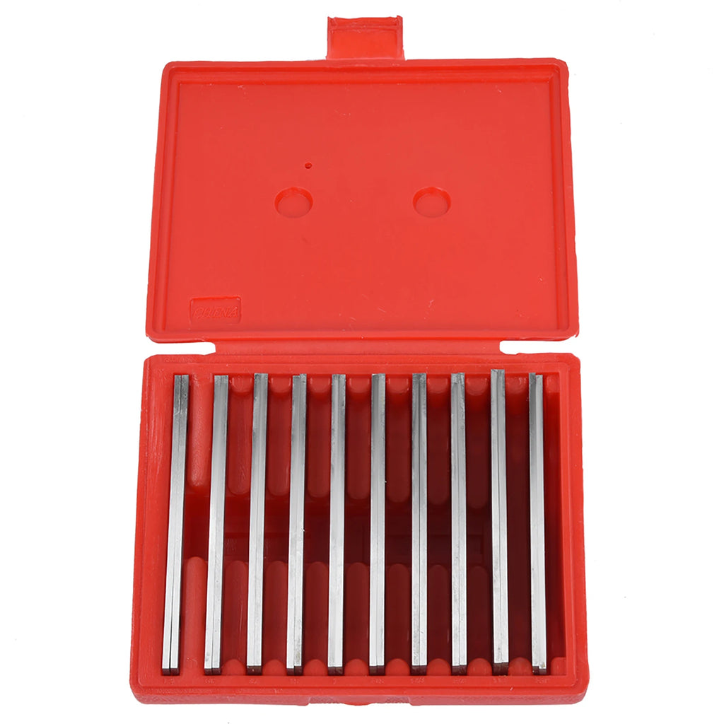 Adjustable Parallel Block 10 pairs Parallel Blocks Adjustable 0.0005 Accuracy 1/8inch Steel Parallel Set Oasis Select Red
