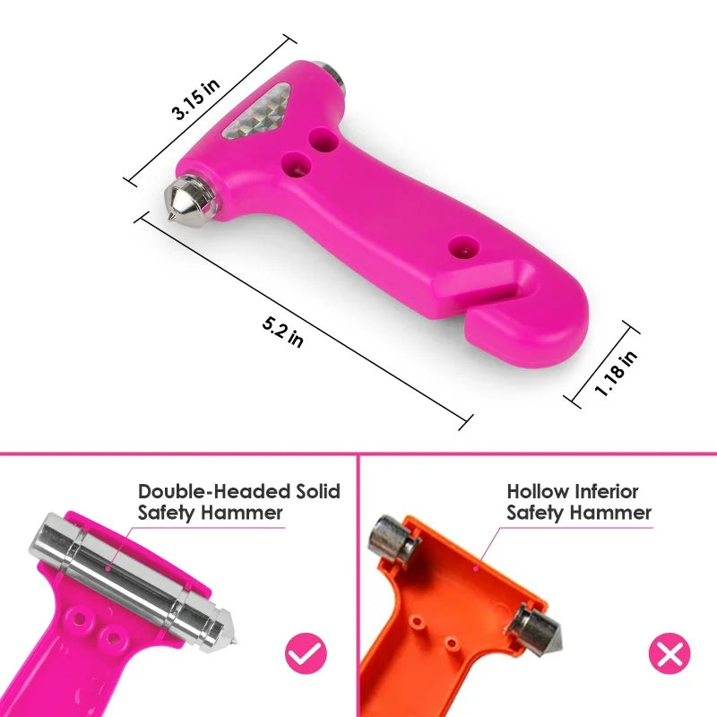 Multi-function Hammer Two-in-one Safety Hammer Rescue Hammer Car Escape Hammer Window Breaker Vehicle Emergency Tool Oasis Select