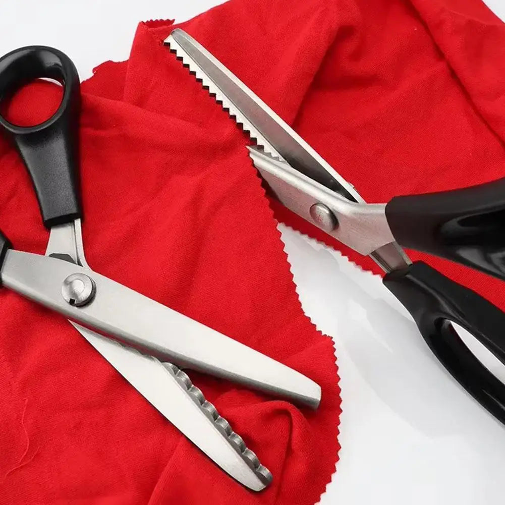Pinking Shears – Zigzag Serrated Stainless Steel Fabric Scissors