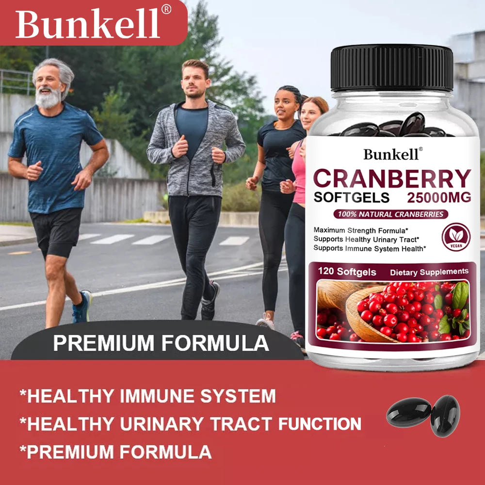 Cranberry Capsules 25,000mg + Vitamin C | Urinary Tract Health Herbal Health Supplement Oasis Select