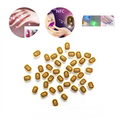 5Pcs NFC Flash Nail Sticker LED Bare Chip Intelligent Luminous Nail Lamp Nail Sticker Enhancement, White Light Oasis Select as shown
