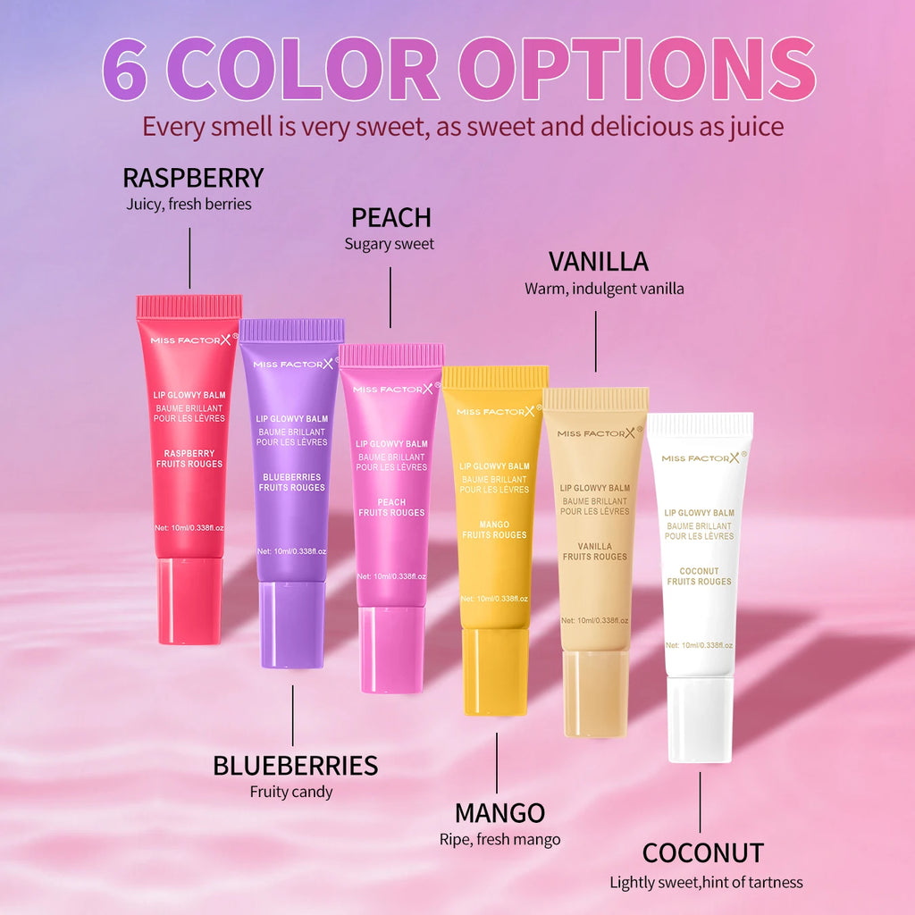 24pcs/box 6-color moisturizing lip gloss - Long lasting moisturizing, nourishing lips, glossy effect, women's gift choice Oasis Select