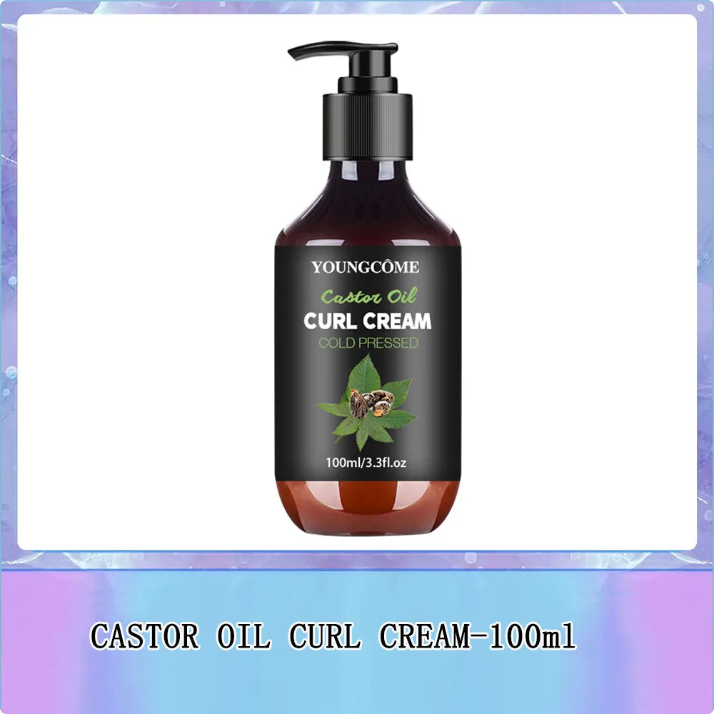 YOUNGCOME Black Castor Oil Curl Defining Cream 100ml